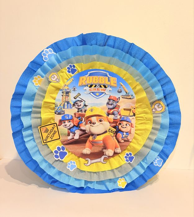 Бандата на Рабъл paw patrol за рожден ден пинята