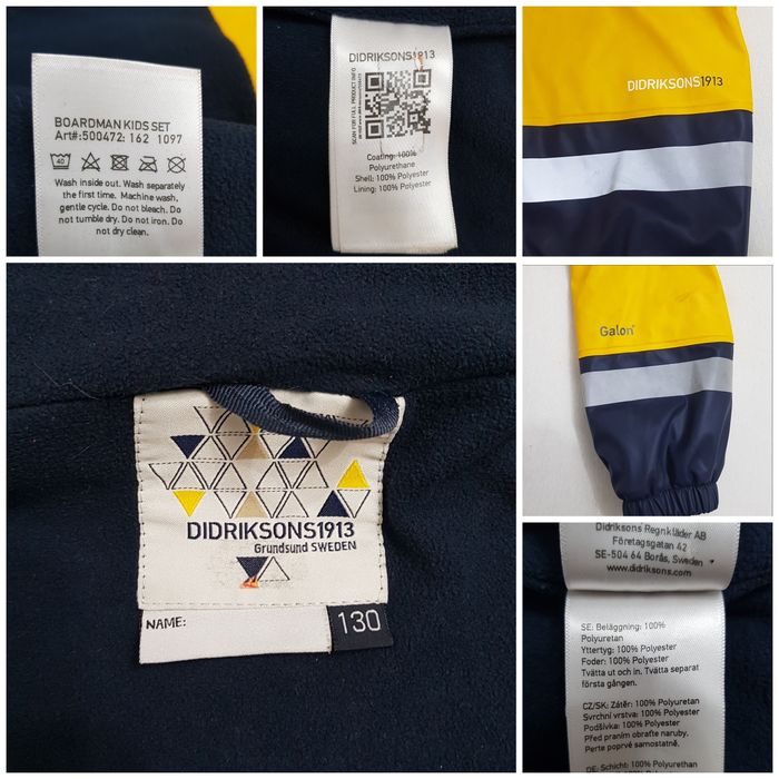 Salopeta iarnă DIDRIKSONS, costum impermeabil 8k, Galon Boardman, 130
