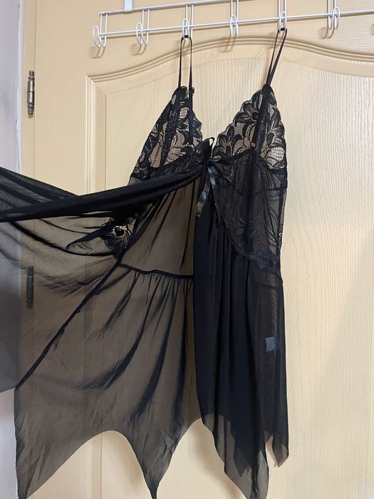 Секси черна нощница