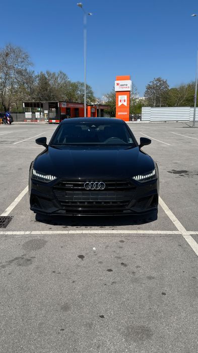 Предна S-line black решетка Audi A7 C8
