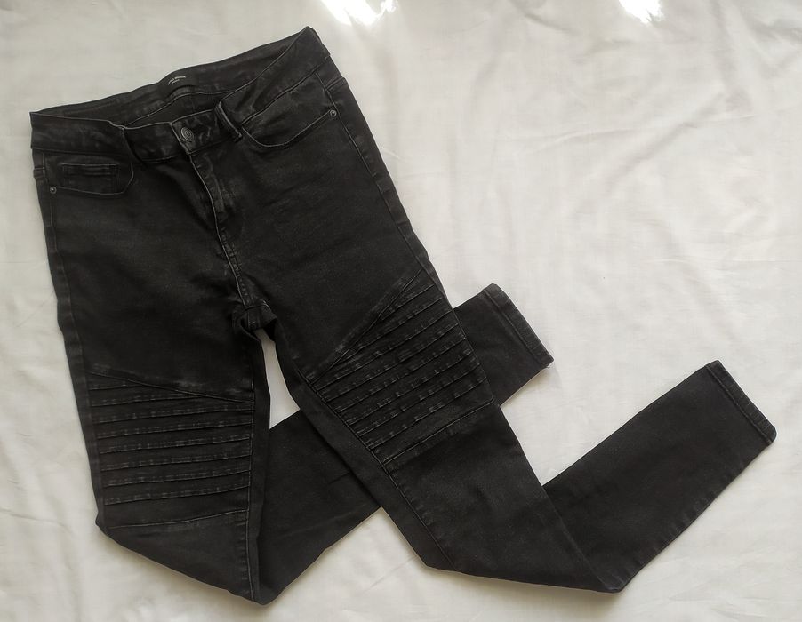 Дамски дънки Vero Moda черни висока талия