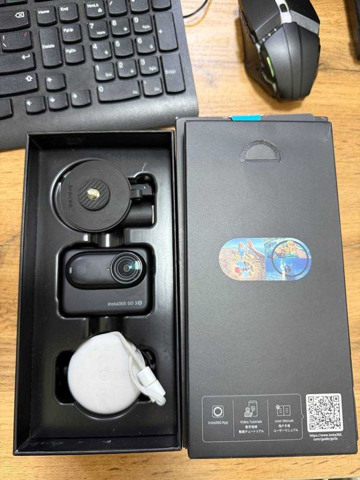 Продам Экшн-камера Insta 360 GO 3S 64 ГБ Midnight Black