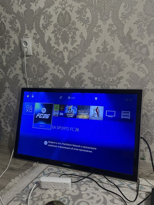 Продается пс4 слим 1ТБ + телевизор