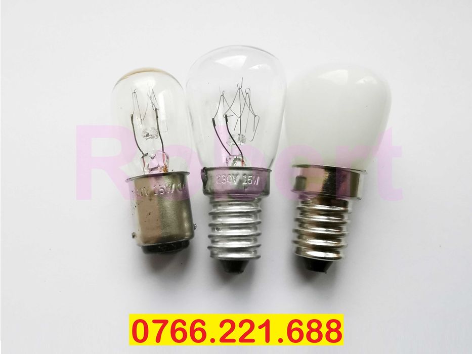 Bec masina cusut / frigider / cuptor - BA15D, E14, LED, Ileana Veronica Singer
