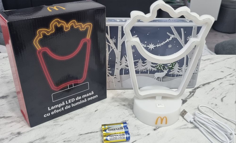 Lampa LED de masă ediție specială McDonald's