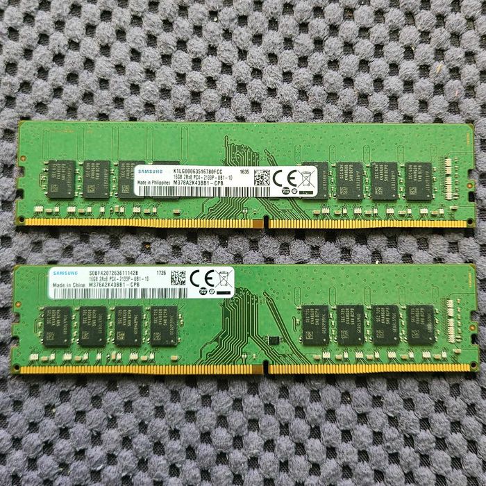 32 GB DDR4 RAM (2 x 16) Samsung