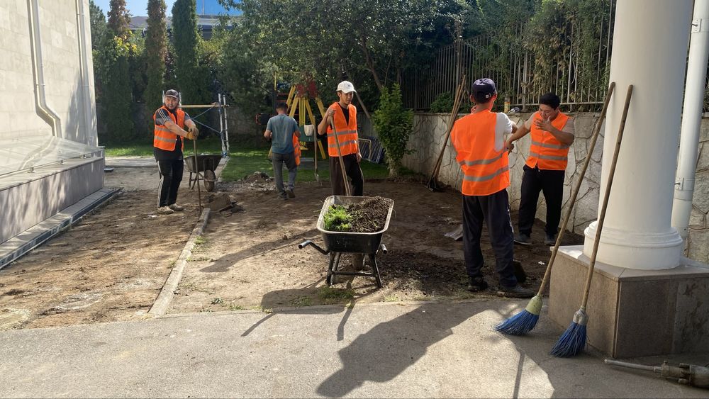 Асфальтирование / Укладка асфальта