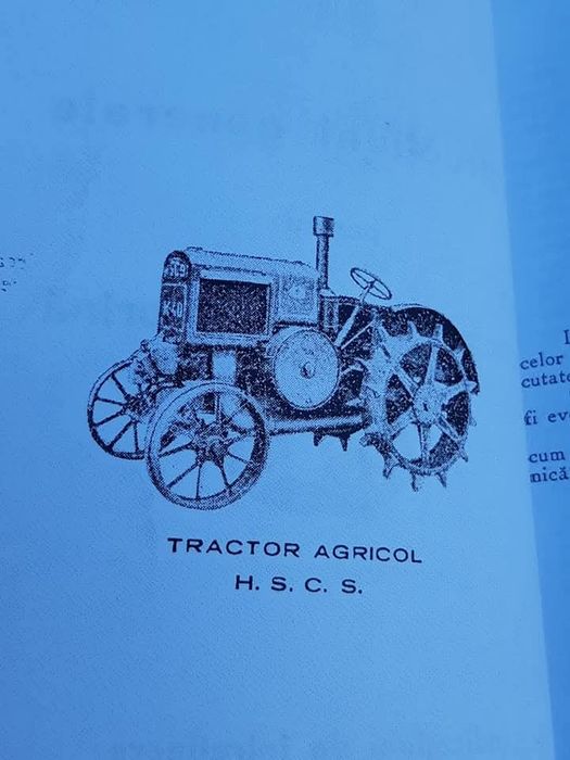 Tractor epocă, cartea tehnica, 1939