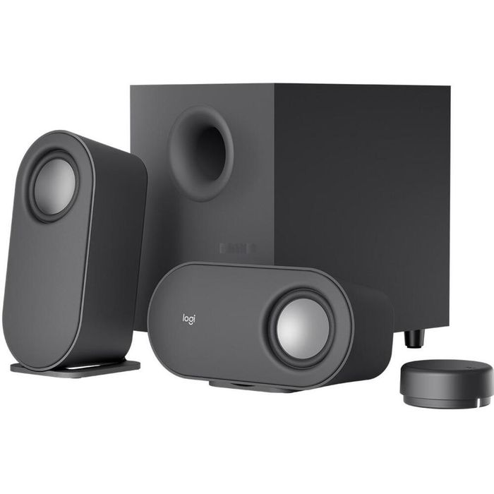 Аудио система Logitech - Z407, 2.1, черна