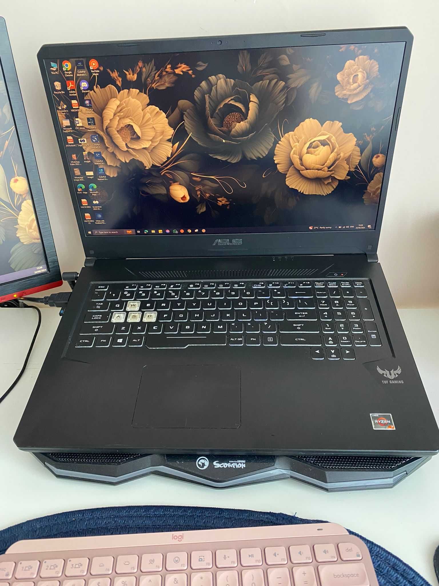 Laptop Gaming ASUS TUF FX705DT procesor AMD Ryzen 7 3750H Windows 10 ...