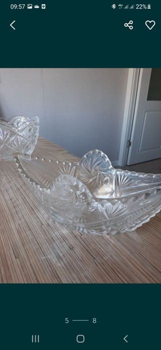 Вазы хрустальные