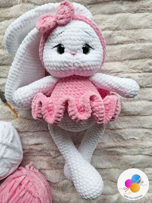 Ръчно плетени играчки на една кука