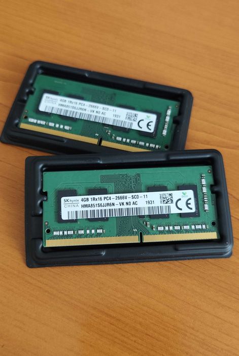 Memorie RAM laptop 8 GB (2x4 GB) DDR4 2666 Hynix, Dual Channel