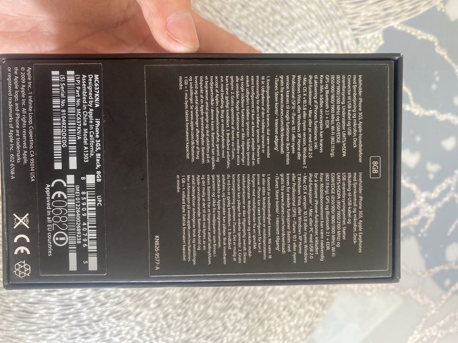Iphone 3gs с коробкой