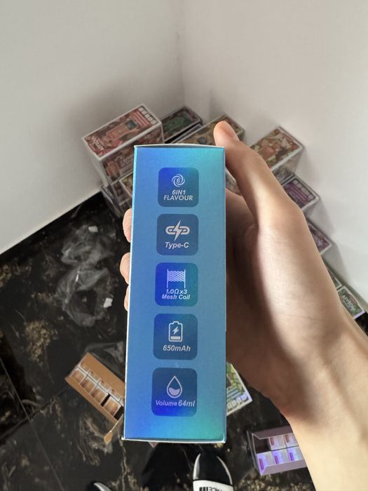 Waspe(Vape) 150,000 pachet 3 bucati 6 in 1 reincarcabil