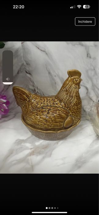 Gaina din ceramica pentru oua