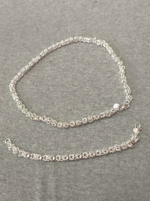 Сребърни гривна и синджир 925