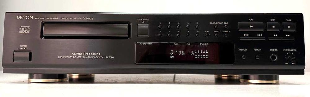 CD Player Denon DCD-725 – ALPHA Processing – 20 Bit – Coaxial – Made in Germany