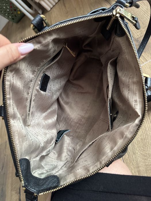 Geanta de piele naturala Ralph Lauren Originala