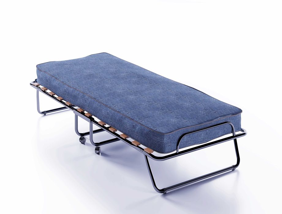 Сгъваемо походно легло МИЛАНО с матрак 80x190 см – метална рамка