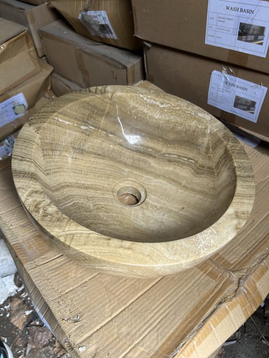 Мивка от мрамор - естествен материял