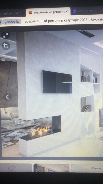 Биокамин новый, встраиваемый