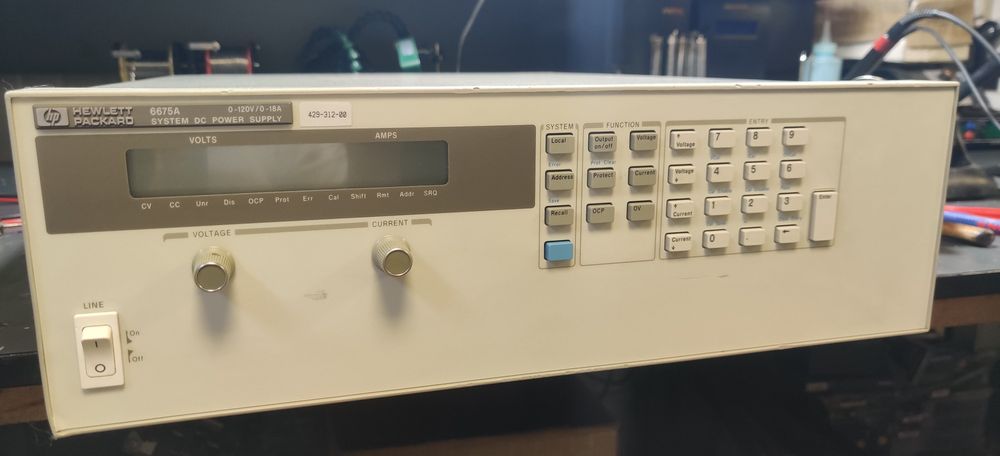 Sursa tensiune si curent reglabilila HP Agilent 6675A 0-120V 0-18A