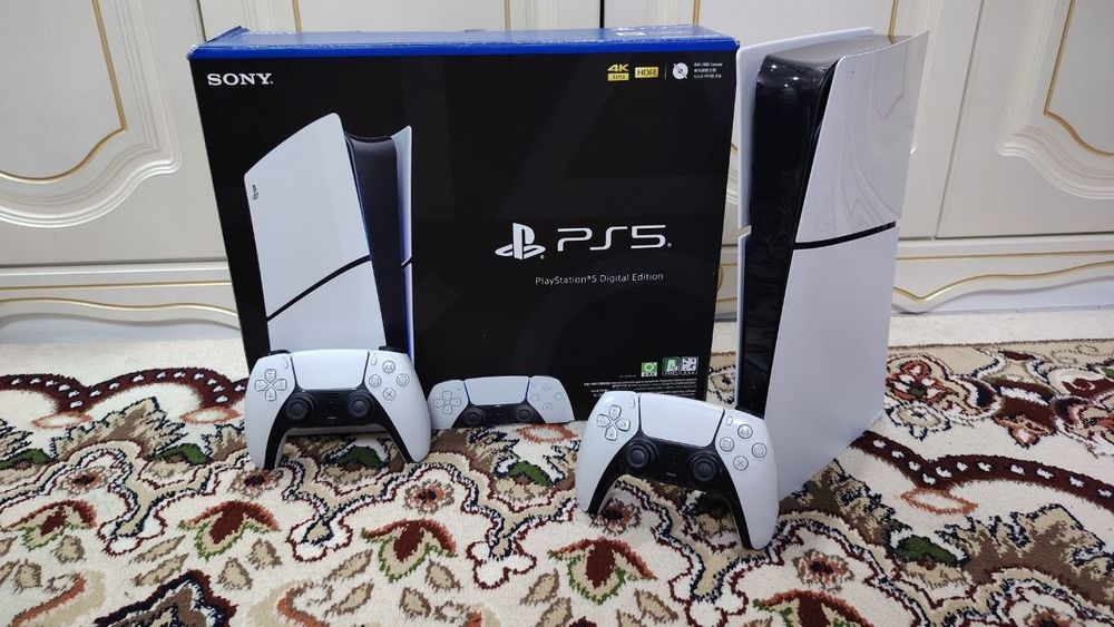 Playstation 5 Slim  2 Джойстик идеальный состояние Топ игры