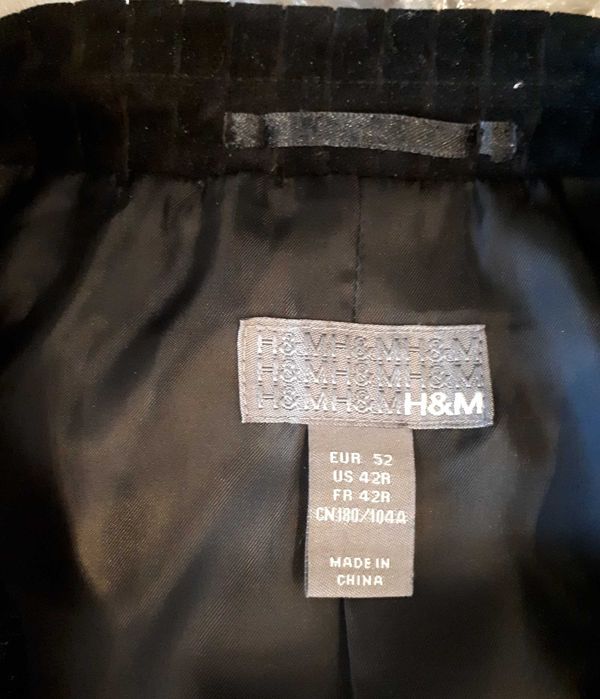 Мъжко кадифено сако H&M - размер М/L