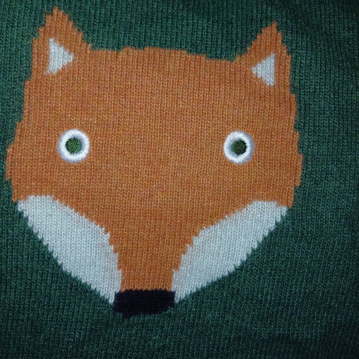 Детски вълнен пуловер Лисан 5 год