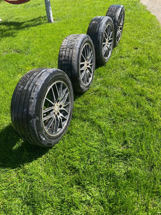 Set 4 anvelope vară + jante aliaj 205/55/R16 Hankook – stare foarte bună