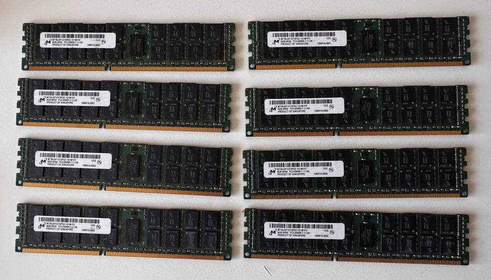 RAM 64GB (8x8GB) DDR3 ECC Hynix 1Rx4 PC3-12800R