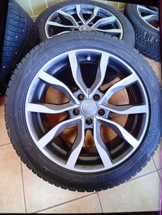 Set jante originale Audi OEM + anvelope iarnă – 18 inch