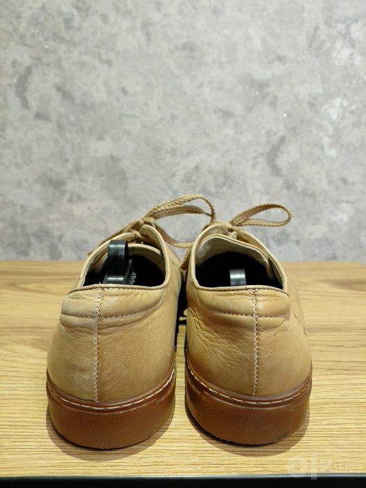 Оригинальные кожаные кеды Trussardi