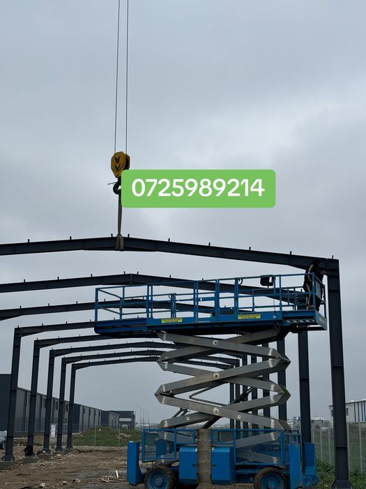 Hala metalica 11m x 50m x 6m din profile IPE300 facem si alte dimesiuni conform proiectului dvs.