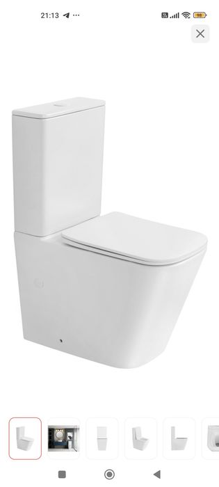 Продам новый унитаз компакт, монолит