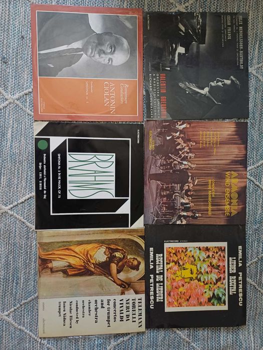Colecție 15 viniluri clasice + Electrecord (Mozart, Haydn, Brahms, Bach, Handel, Toma Caragiu)