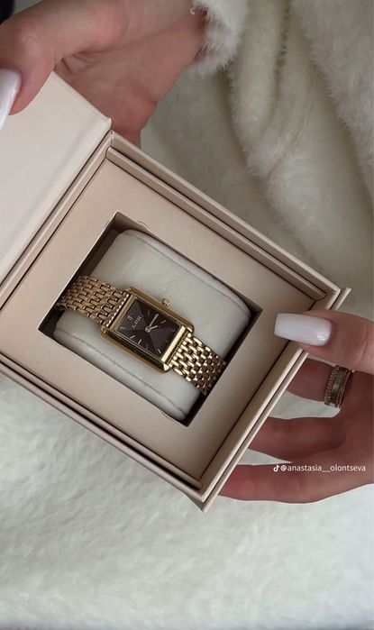 Часы Burker olivia gold brown