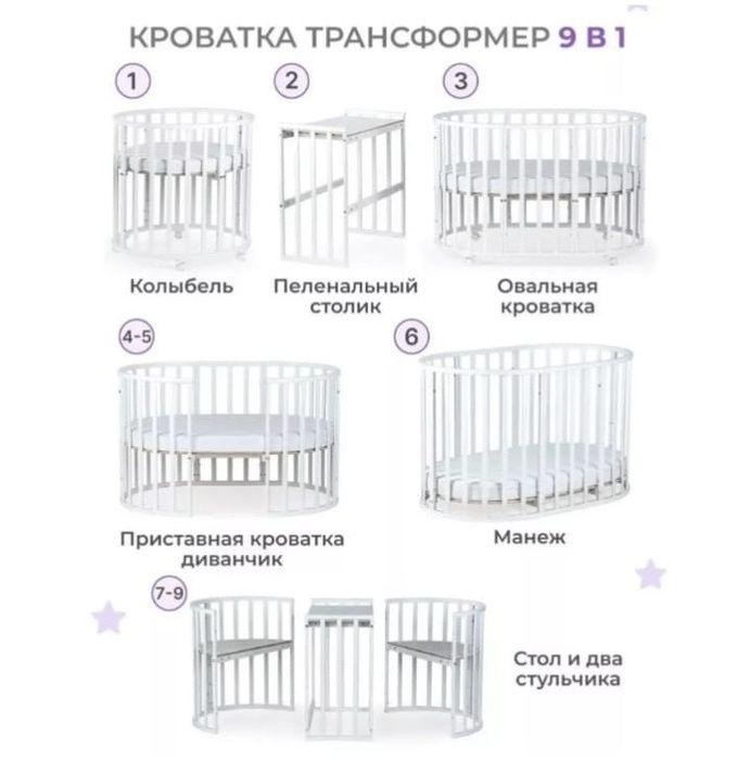Продам кровать лля новорожденных