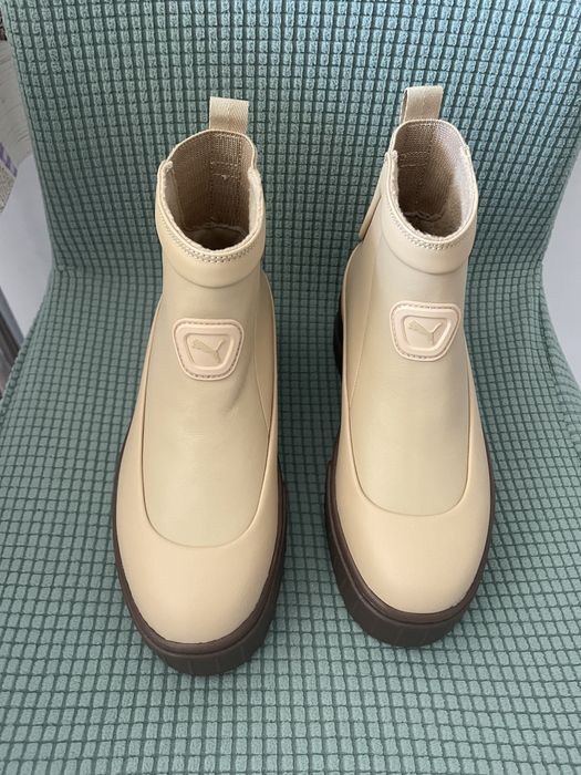 Ghete Puma,din piele,marime35,5