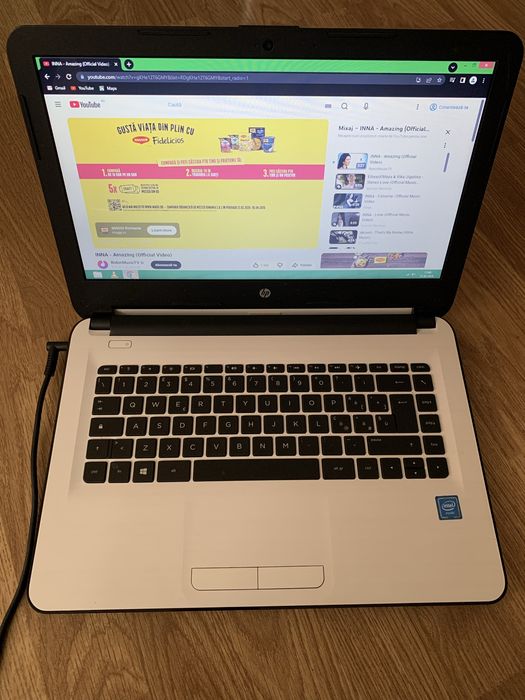Laptop Hp Slim display 14,6 led ssd disk functional cu incarcator