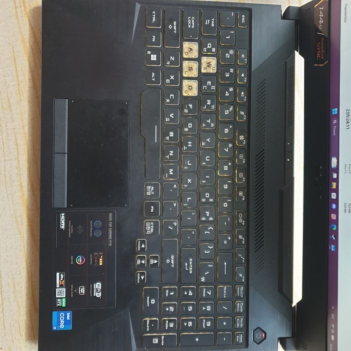 ASUS TUF Gaming F15 sotiladi

• Intel Core i7-11800H
• RTX 3060 6GB
•