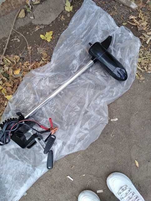 Электромотор для лодки, новый