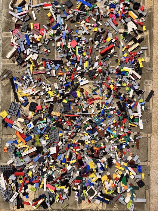 Большой пакет лего деталей