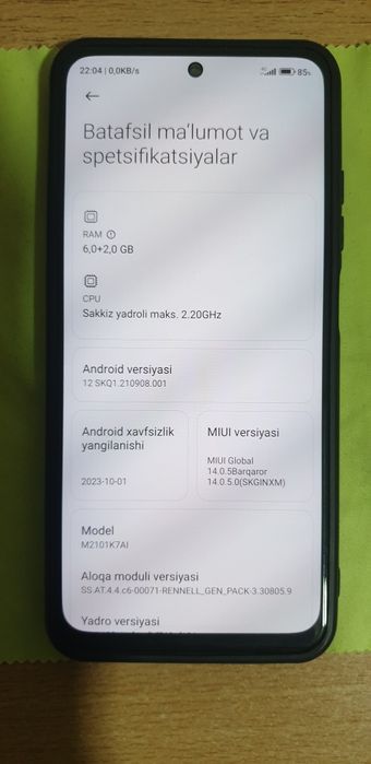 Srochno Redmi not 10  6/128