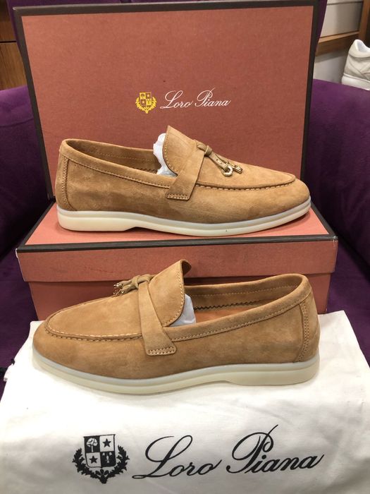 Mocasini piele Loro Piana