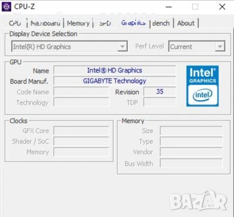 Мини компютър GIGABYTE Brix-3160