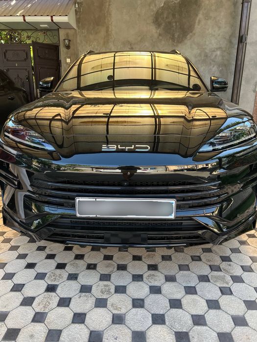 Накладки на переднюю решётку BYD Champion DM-i (black piano)