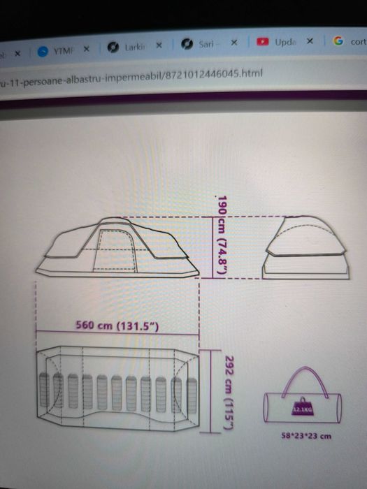 Cort camping de familie