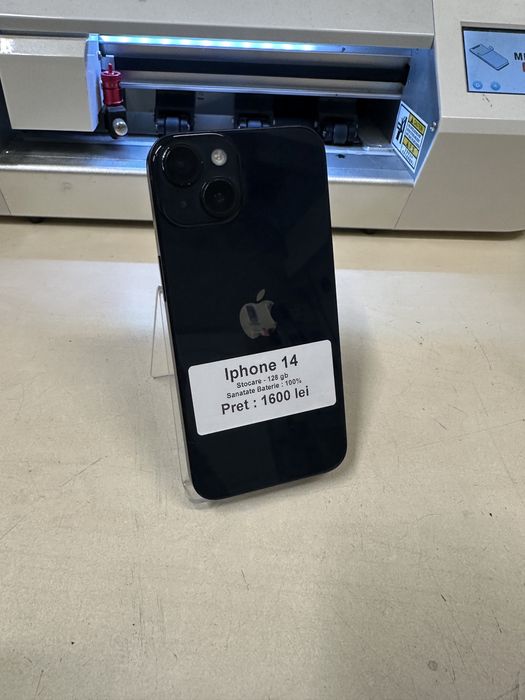 Iphone 14 / 128 gb / 100% baterie / folie sticla cadou